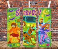 scooby doo tumbler with scooby doo characters